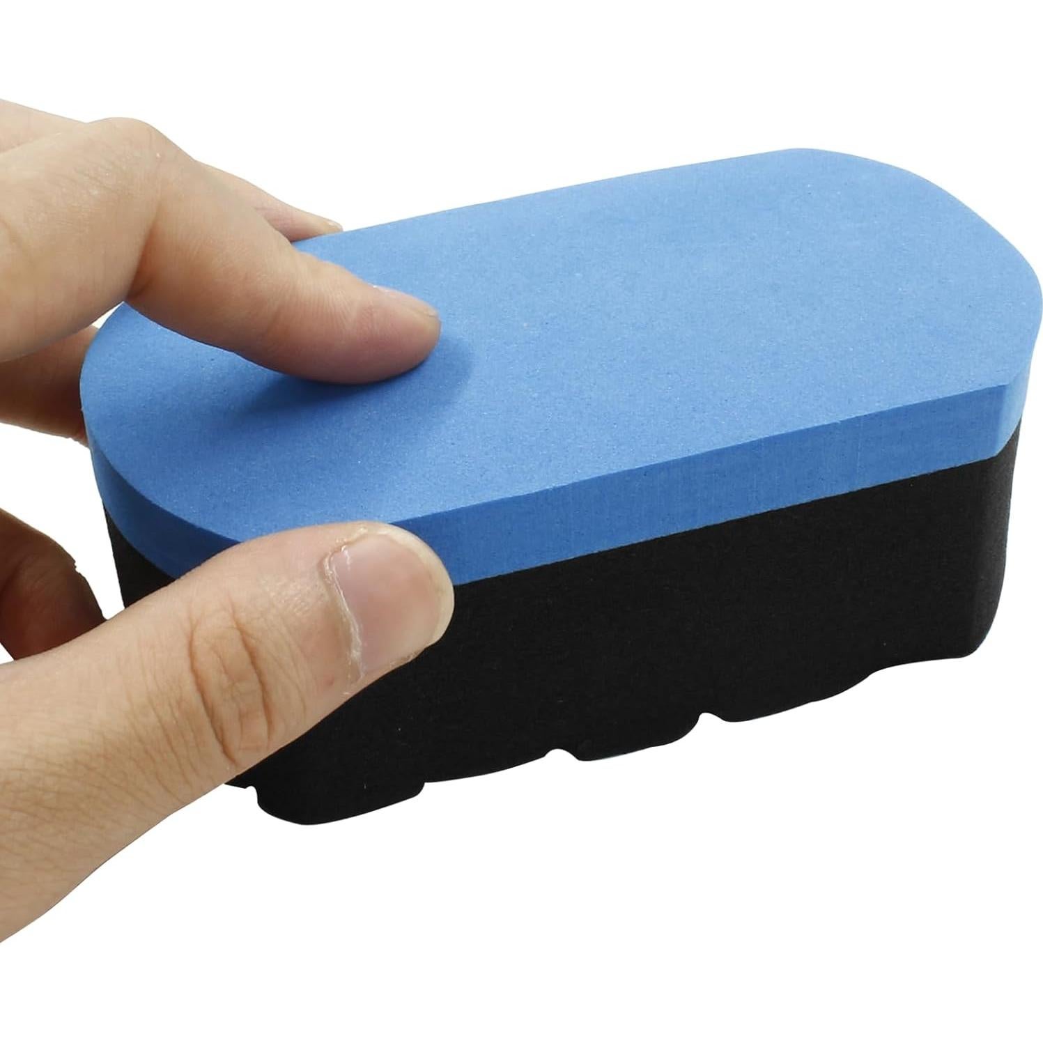 Hitefu 4 Almohadillas Aplicadoras de Brillo para Neumáticos