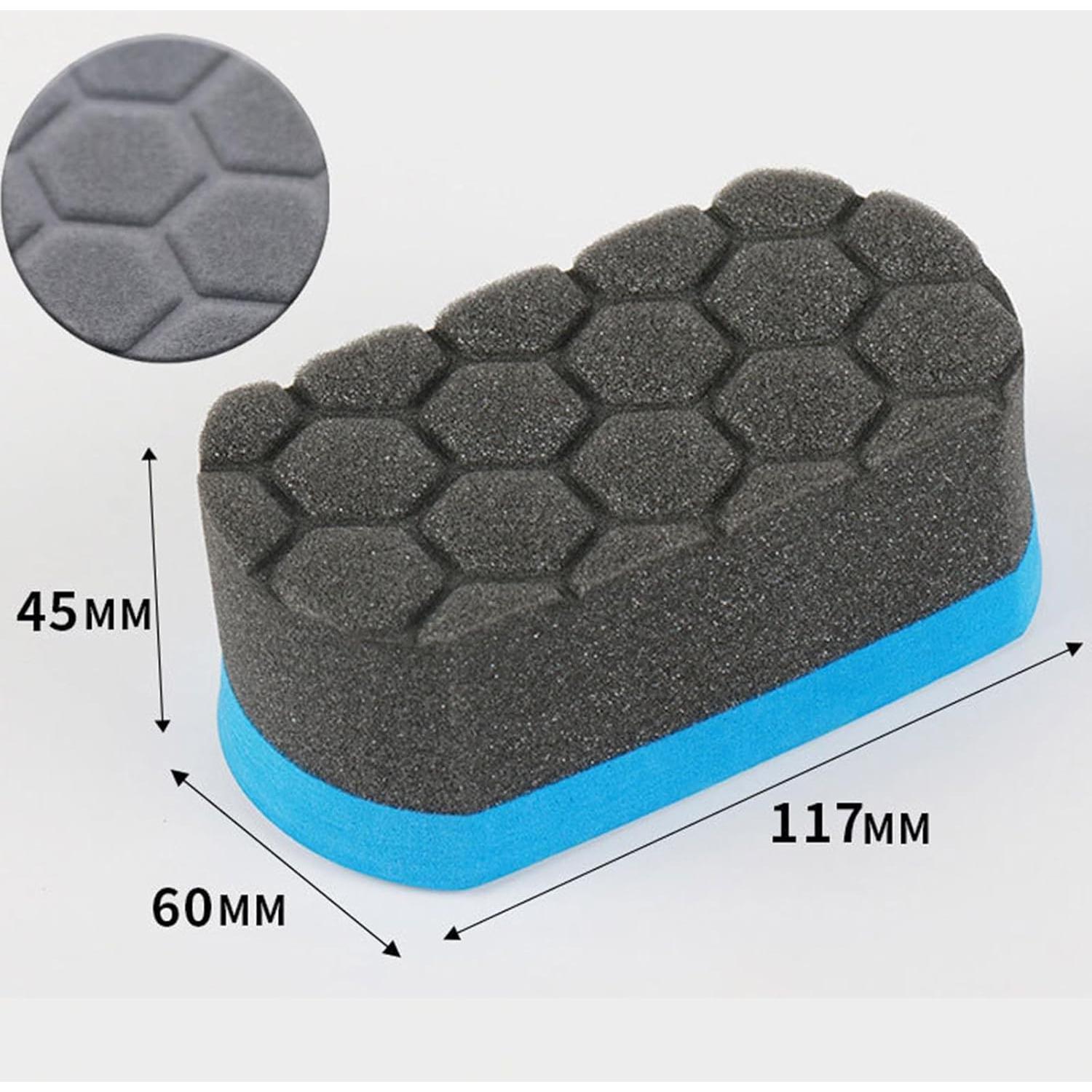 3 Aplicadores de Acabado para Neumáticos Posris - Espuma Reutilizable
