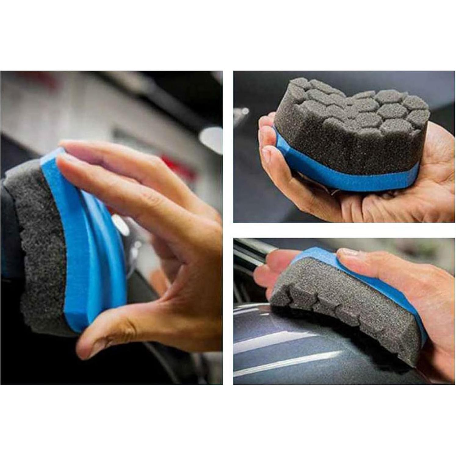 3 Aplicadores de Acabado para Neumáticos Posris - Espuma Reutilizable