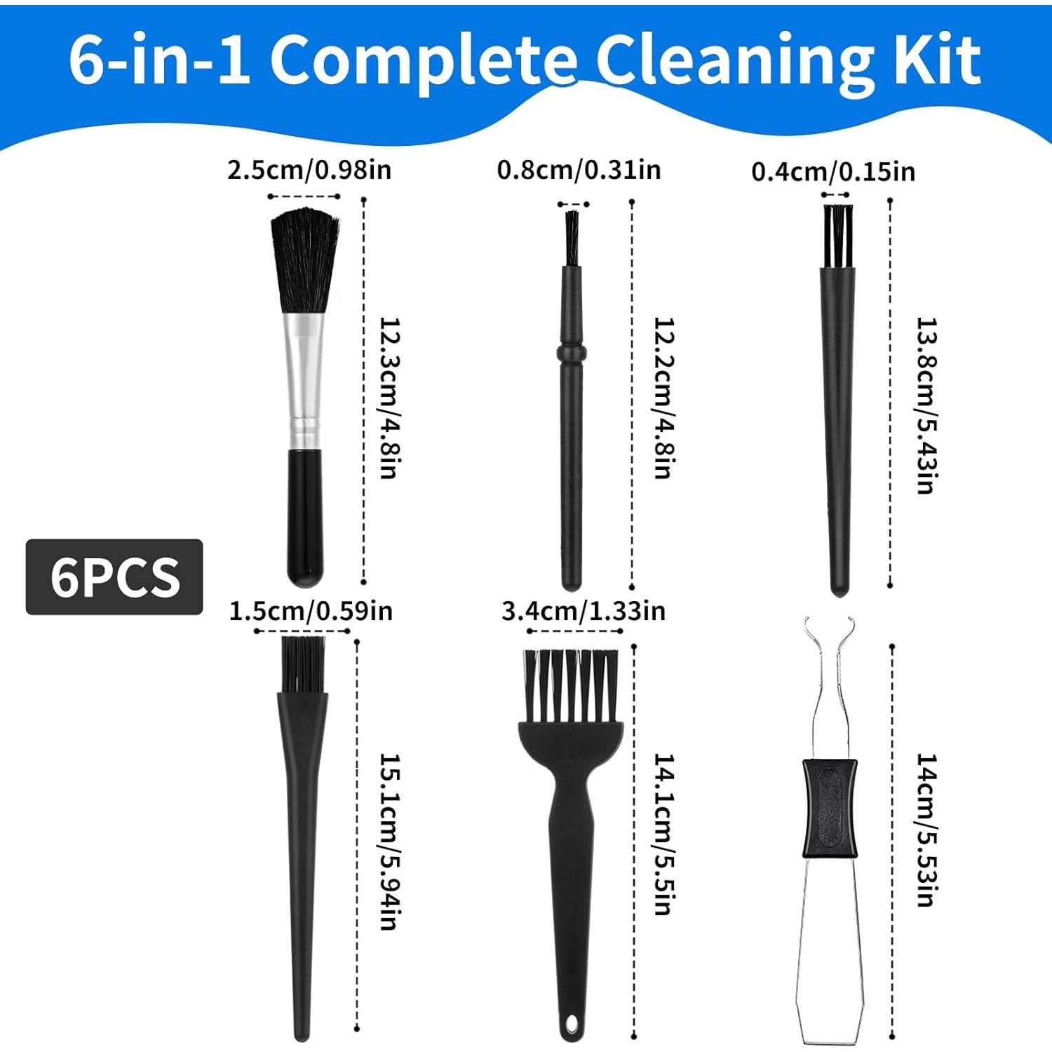 Kit de limpieza de teclado 6 piezas Oxfraki con extractor