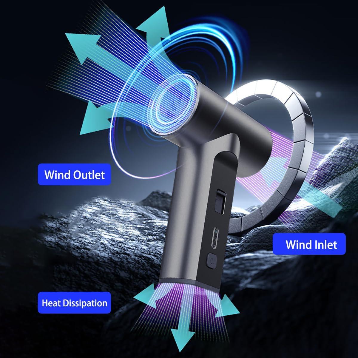 Soplador de Aire Comprimido VORMIVIOT 100W 110000 RPM Inalámbrico