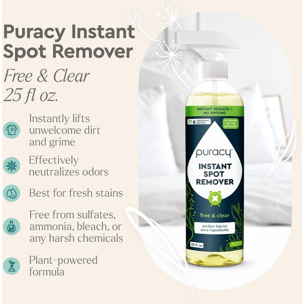 Puracy Removedor de Manchas Instantáneo 740ml - Spray Limpiador