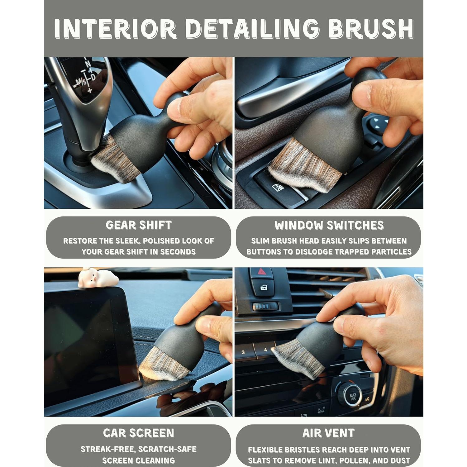 Kit de Detalle Interior de Coche Oesee 18 Piezas Herramientas