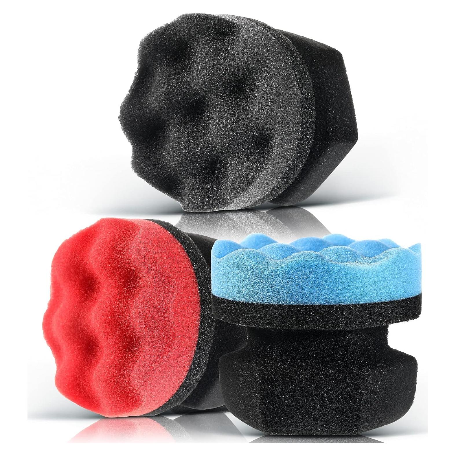 3 Almohadillas Aplicadoras de Brillo BBTO para Neumáticos 8 cm