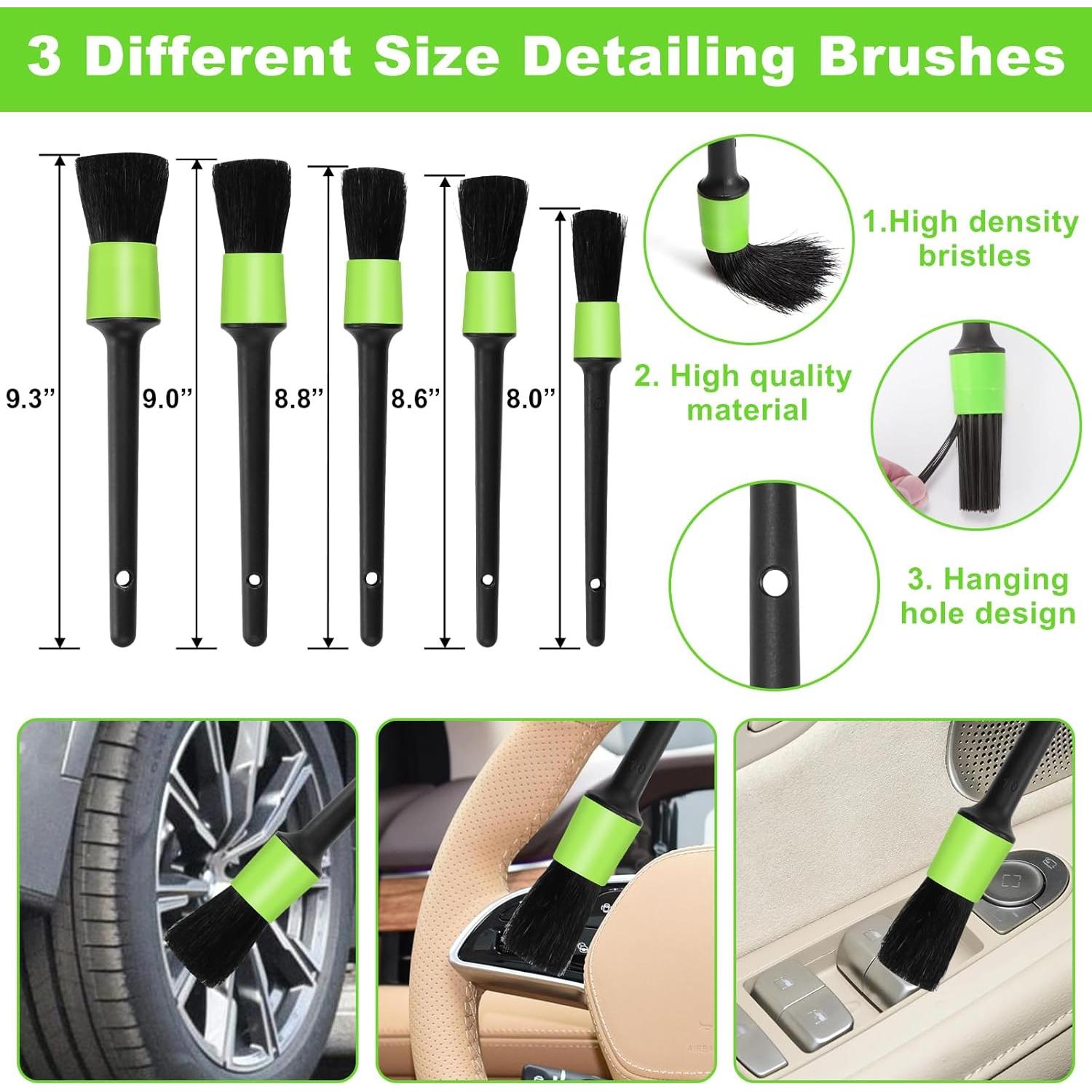 Kit de Limpieza de Interior de Coche Viewsun 16 Piezas