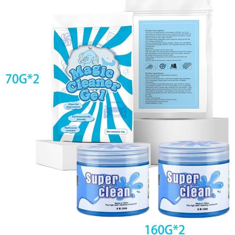Gel de Limpieza LHYILSWQ para Automóviles y Electrónicos - 2 Bolsas