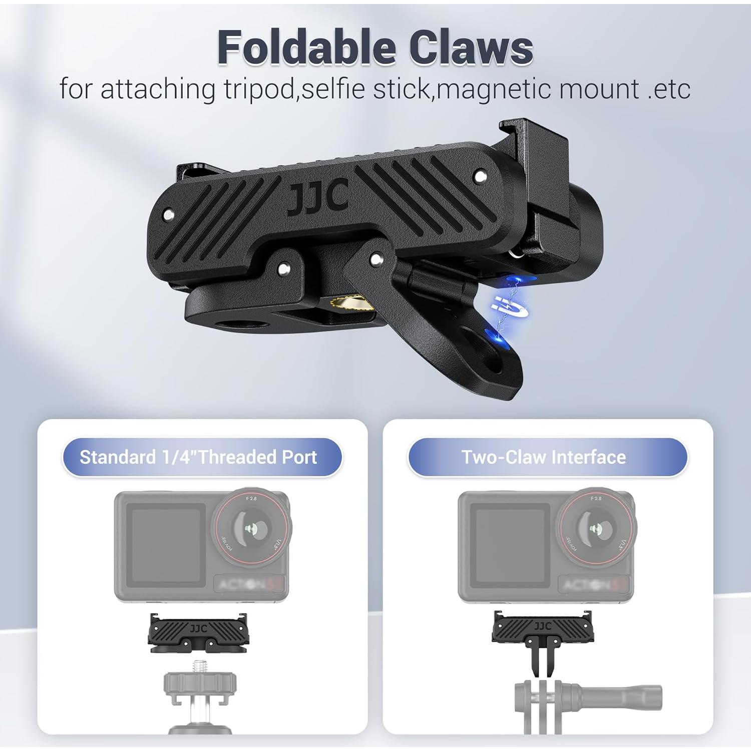 Adaptador de liberación rápida magnético JJC para DJI OSMO Action 5 Pro