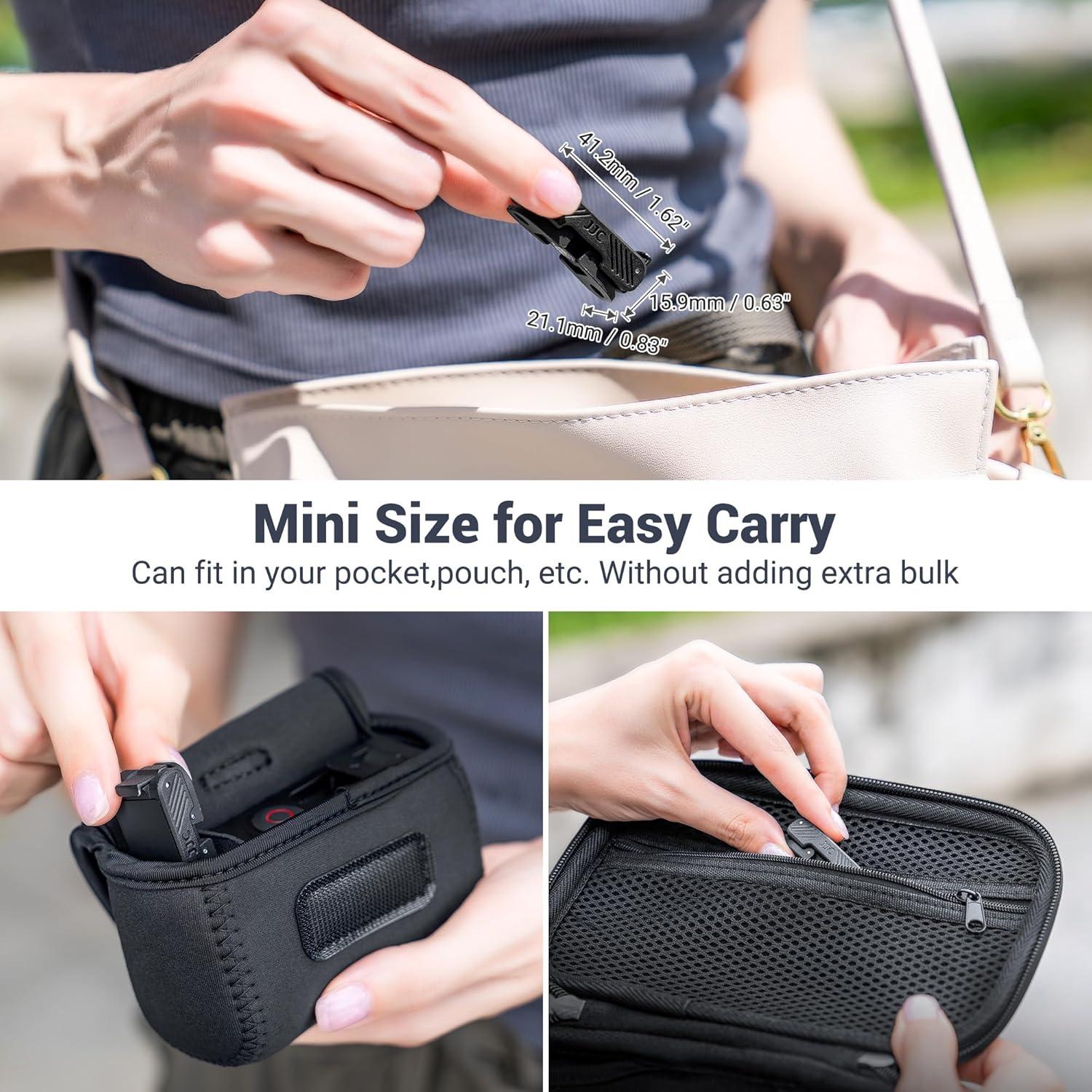 Adaptador de liberación rápida magnético JJC para DJI OSMO Action 5 Pro