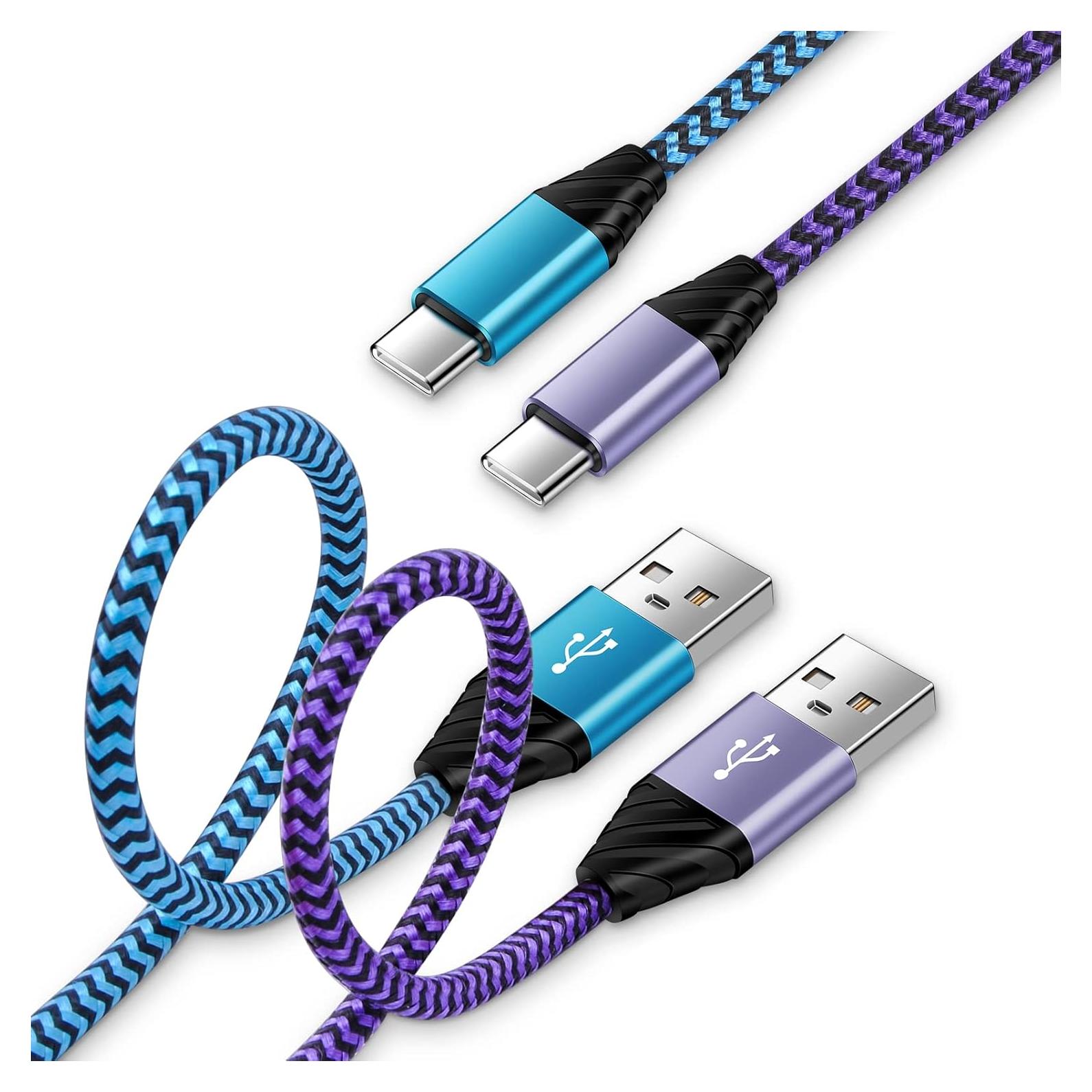 Cable de carga rápida USB C Flecom 0.91m 2Pack para Android