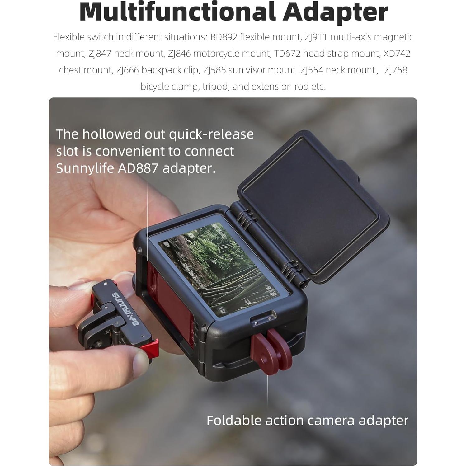 Cubierta de Sombreado para Cámara DJI Osmo Action 5 Pro/4/3