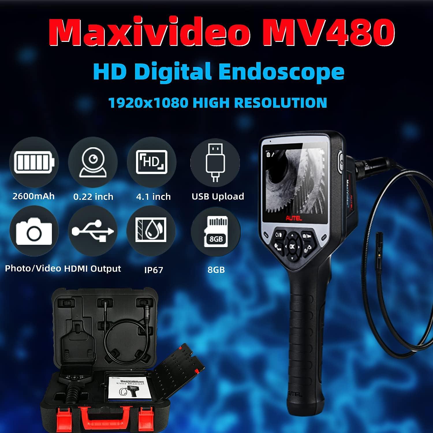 Endoscopio Industrial Autel MaxiVideo MV480 8.5mm 7X Zoom