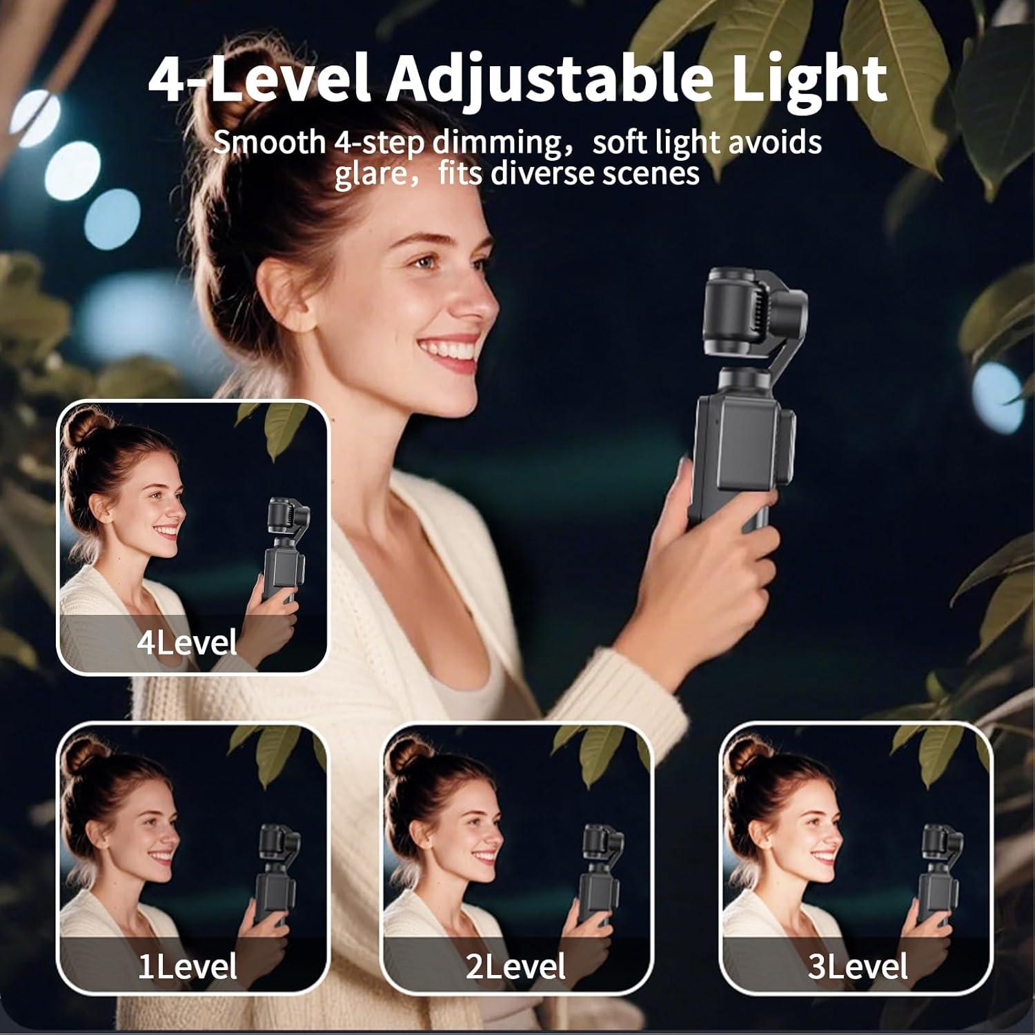 Luz LED Mini Magnética ProChosen para DJI Osmo Pocket 3, 2W