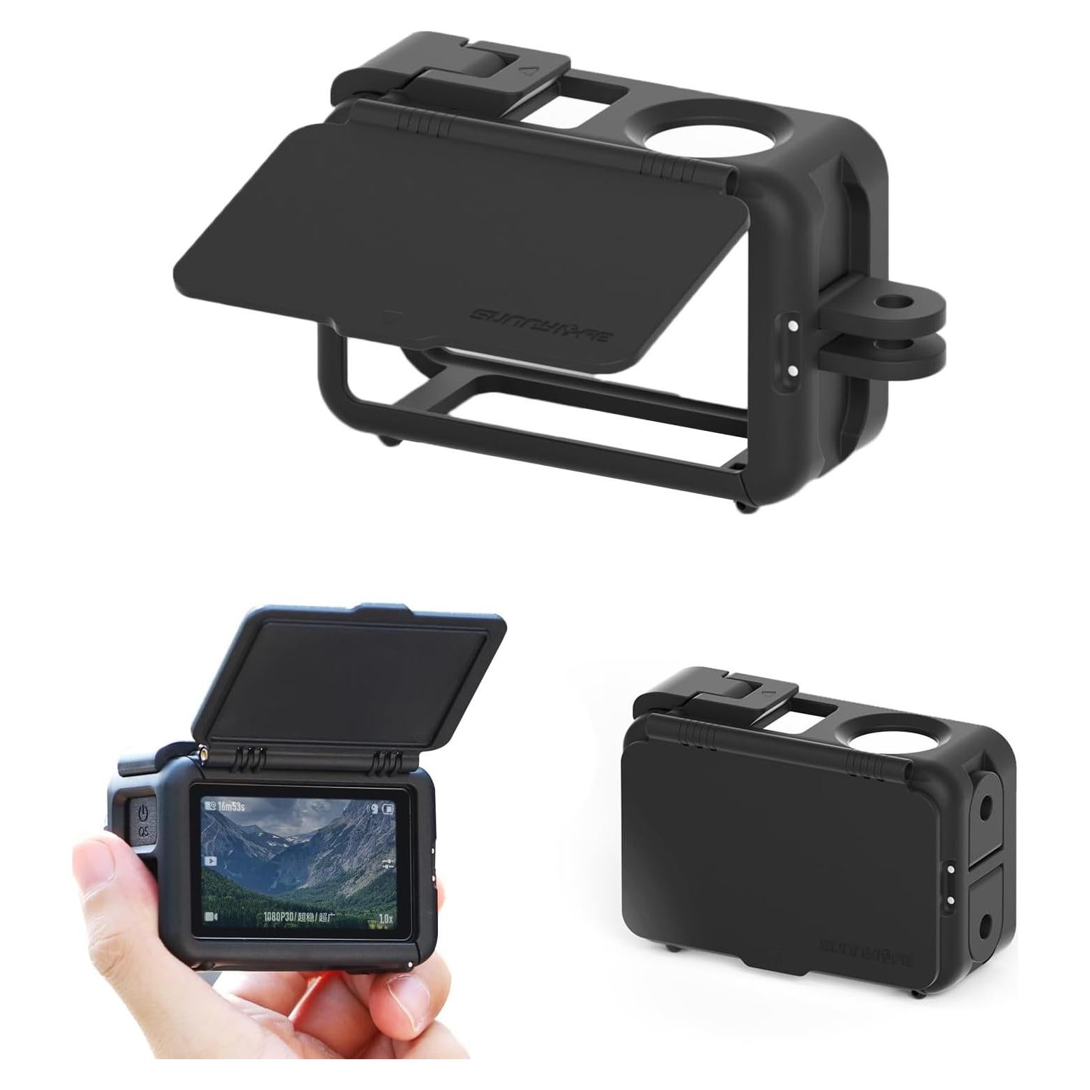 Jaula de cámara Sinyutia para DJI Action 5 Pro y Osmo Action 4