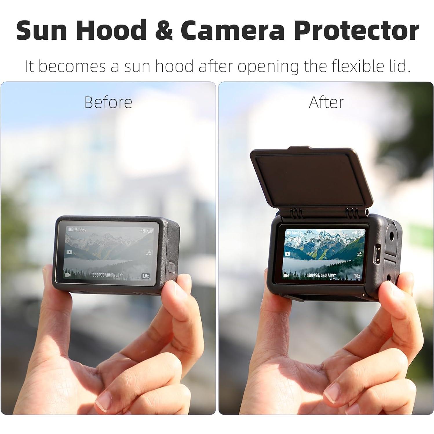 Jaula de cámara Sinyutia para DJI Action 5 Pro y Osmo Action 4