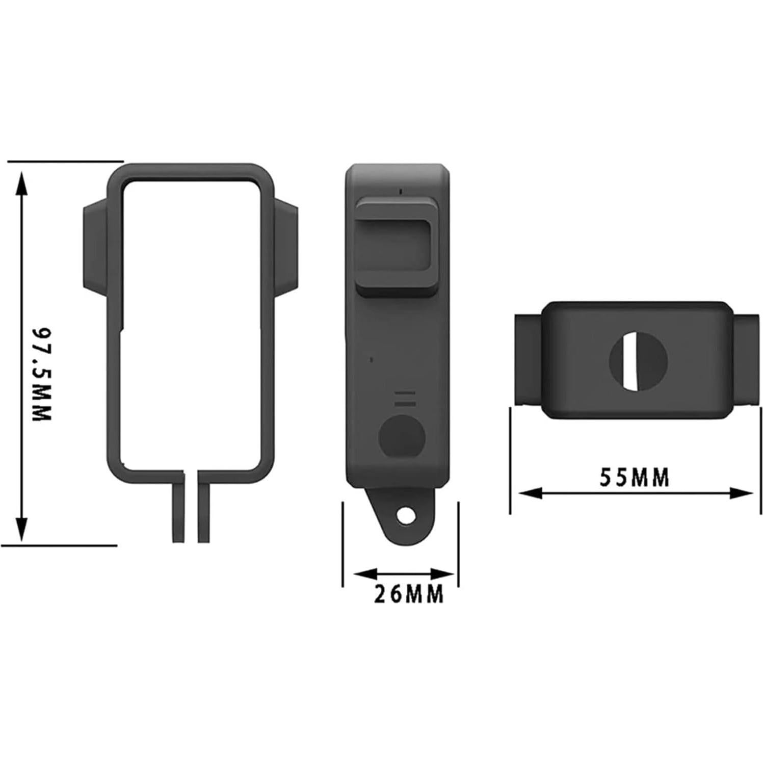 Marco Protector DJI Osmo Action 2 con Base Fría y Protector