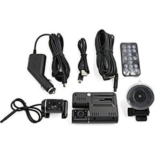 Cámara Doble para Auto Toronja 1080P Frontal y Trasera