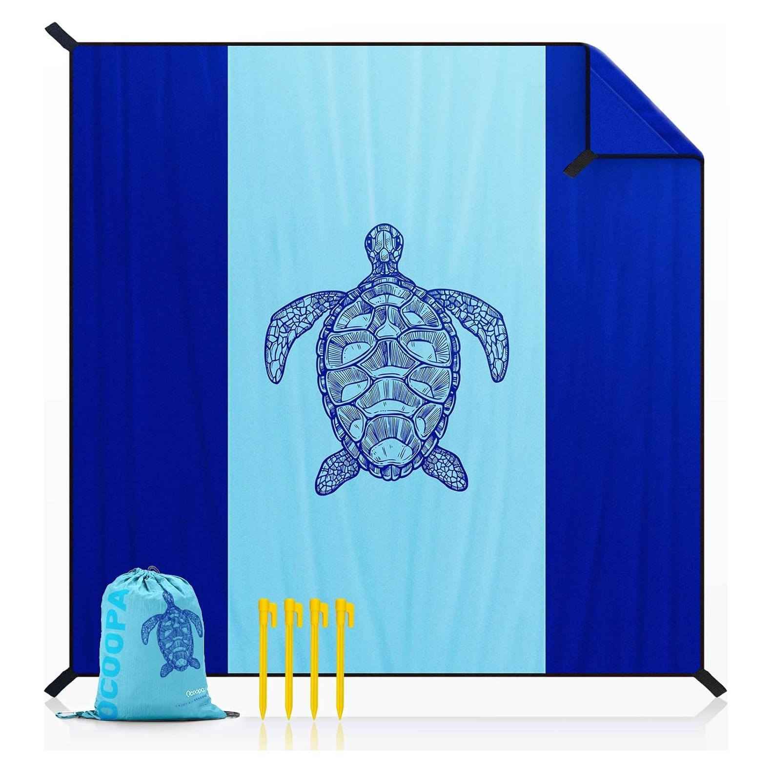Manta de Playa OCOOPA 3m x 2.7m Impermeable y a Prueba de Arena