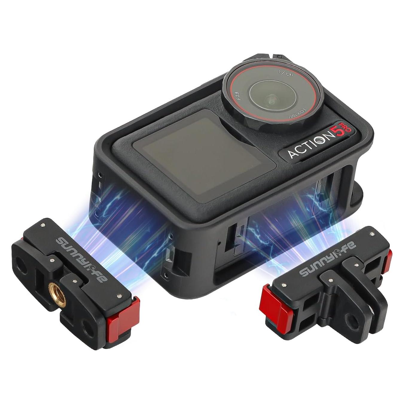 Adaptador de Montaje Magnético BEHORSE para DJI Osmo 360/Action 5 Pro