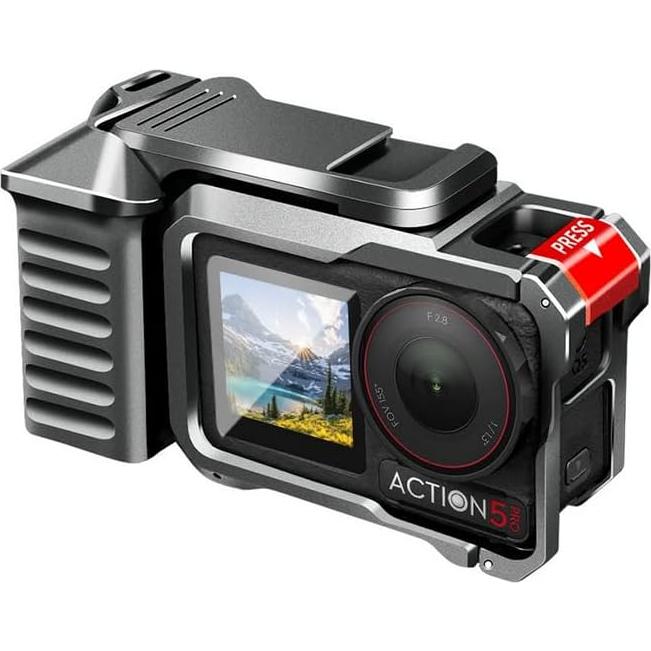 Soporte para cámara DJI Action 5/4/3 con jaula y obturador