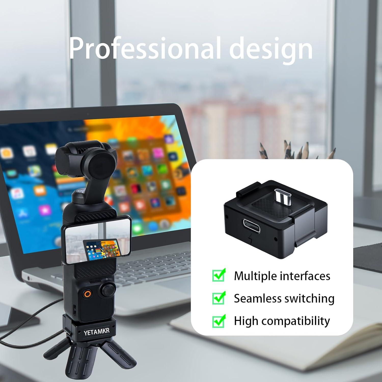 Trípode de Aluminio YETAMKR para DJI Osmo Pocket 3 - Tipo-C