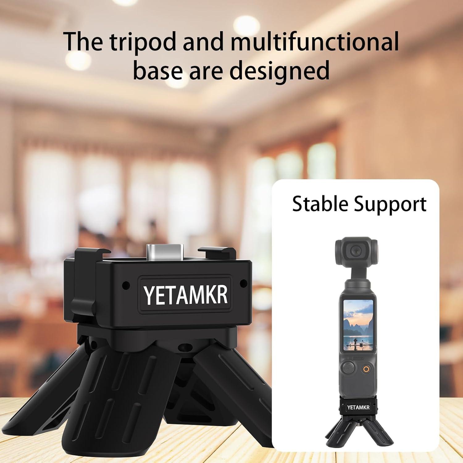 Trípode de Aluminio YETAMKR para DJI Osmo Pocket 3 - Tipo-C