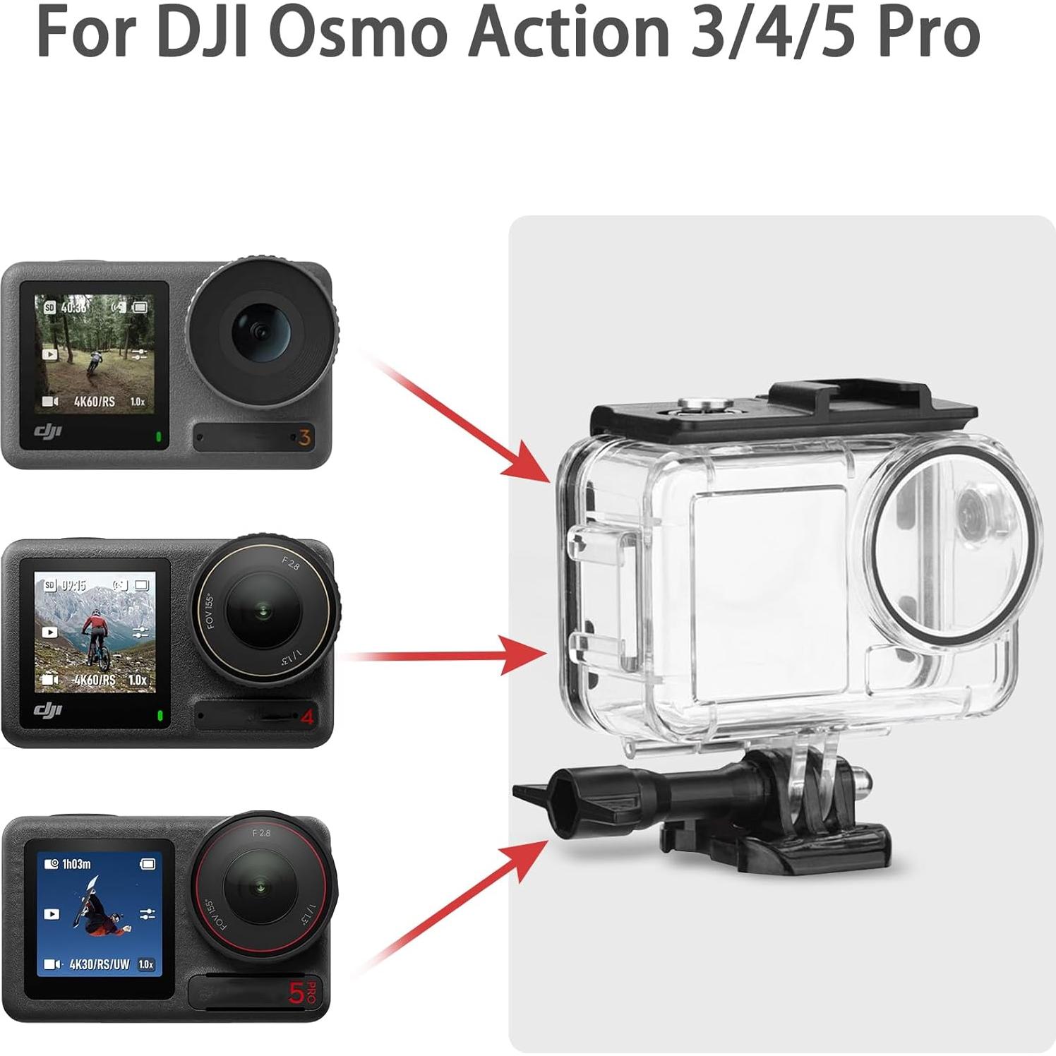 Funda Impermeable OKFUN para DJI Osmo Action 5 Pro/4/3 50M