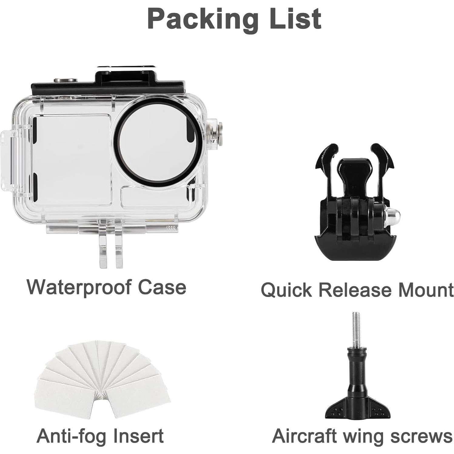 Funda Impermeable OKFUN para DJI Osmo Action 5 Pro/4/3 50M