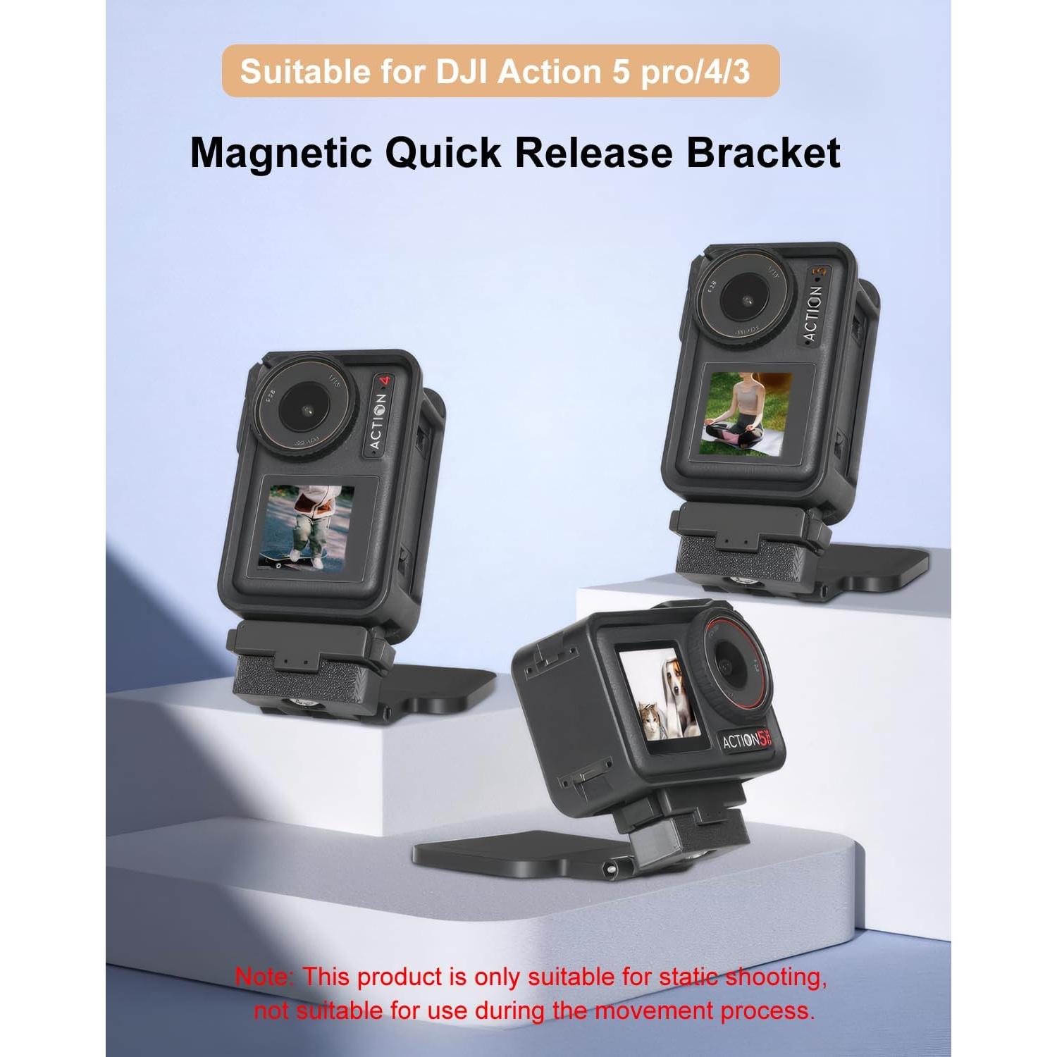 Base Magnética Ajustable para DJI Osmo Action 5 Pro/4/3