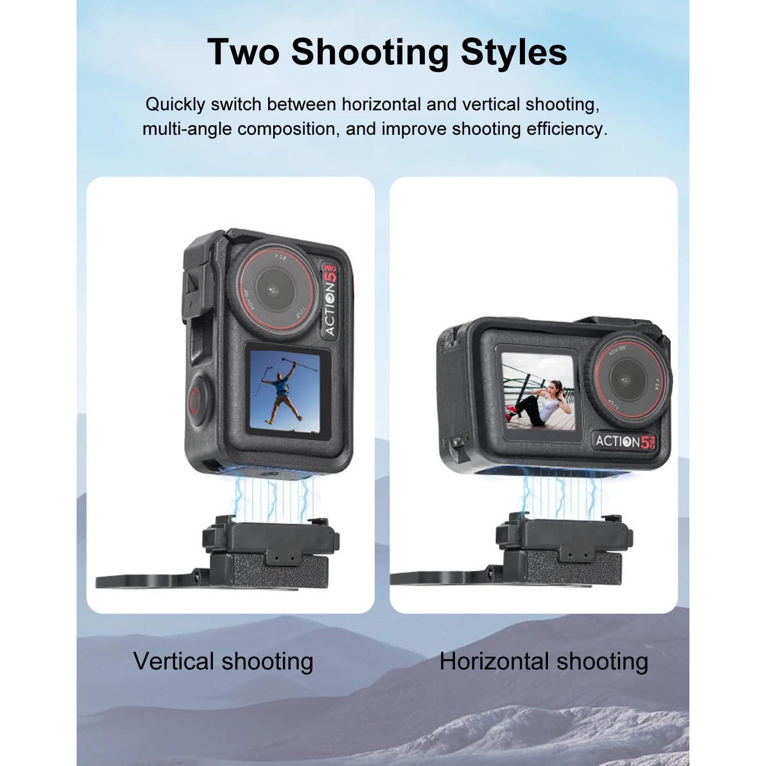 Base Magnética Ajustable para DJI Osmo Action 5 Pro/4/3