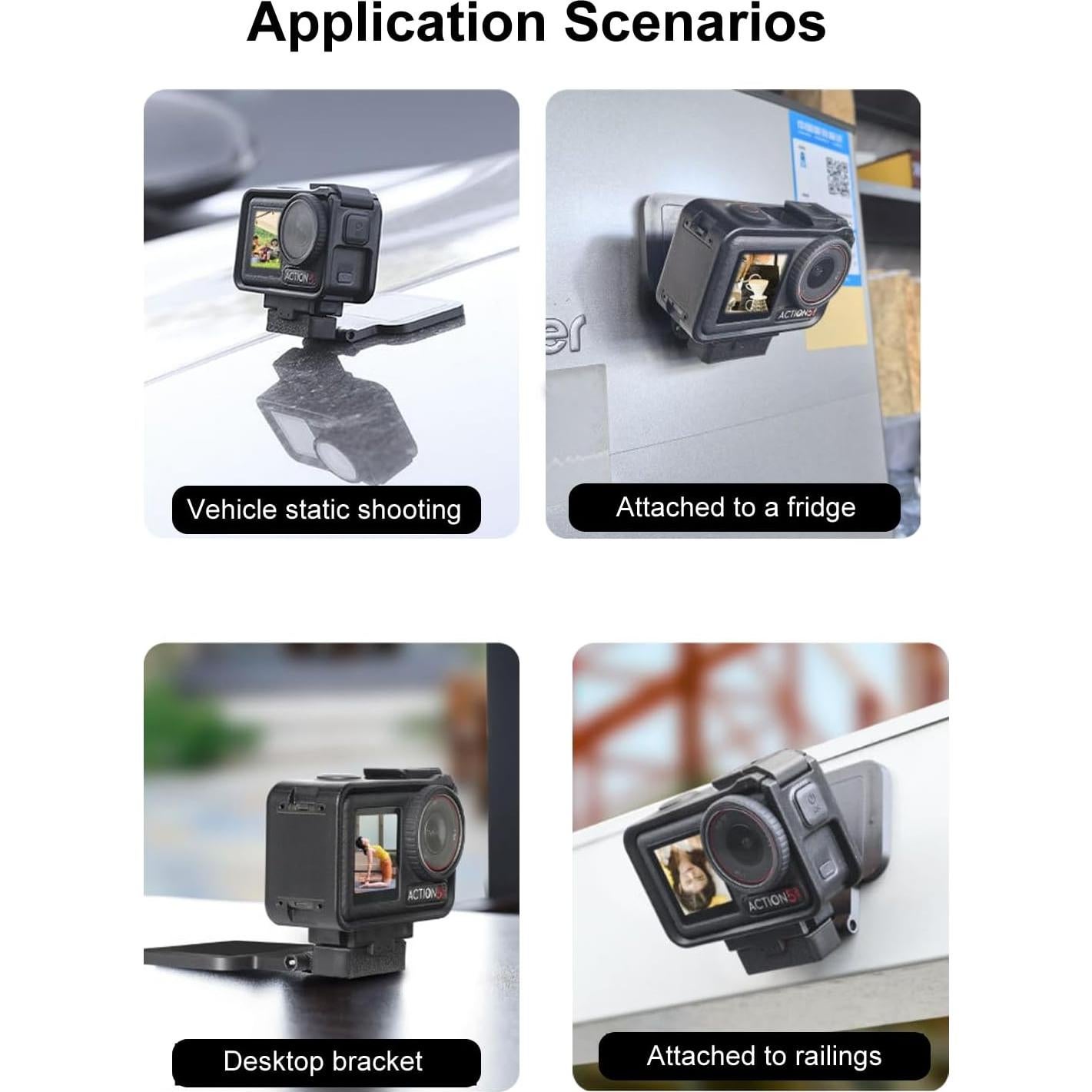 Base Magnética Ajustable para DJI Osmo Action 5 Pro/4/3