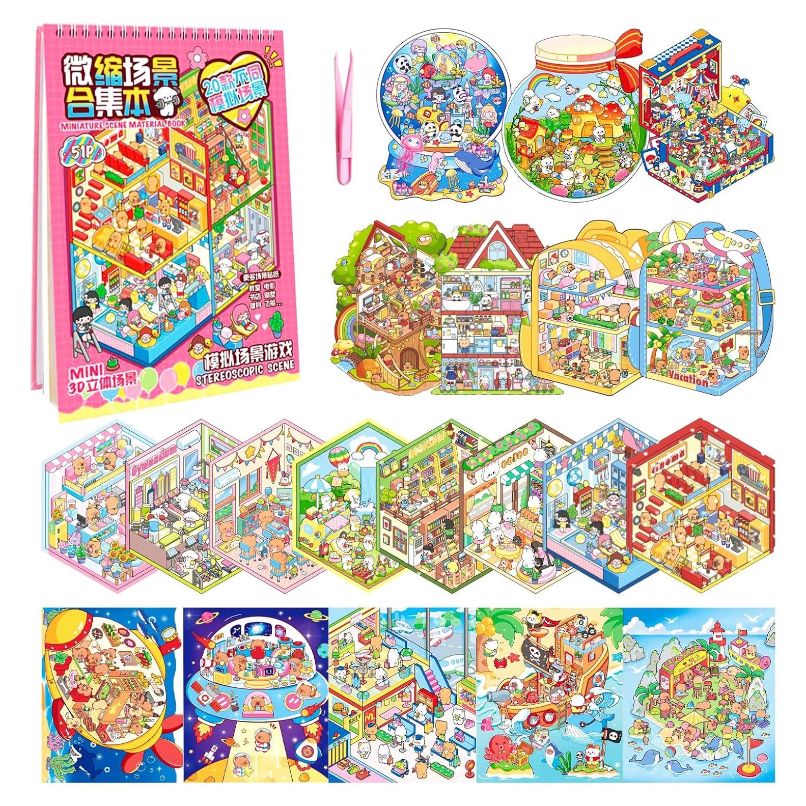 Conjunto de 20 Pegatinas 3D DAPUTOU para Manualidades