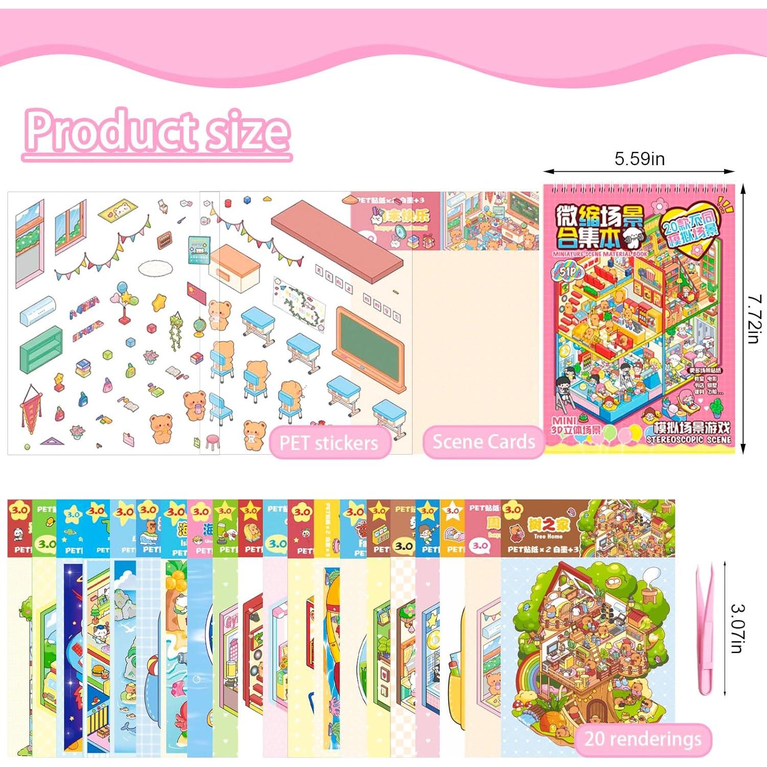 Conjunto de 20 Pegatinas 3D DAPUTOU para Manualidades