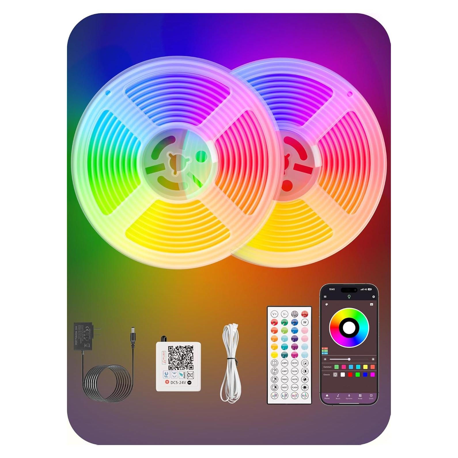 Tira de Luces LED Neón 10m LINK DREAM RGB Control Remoto