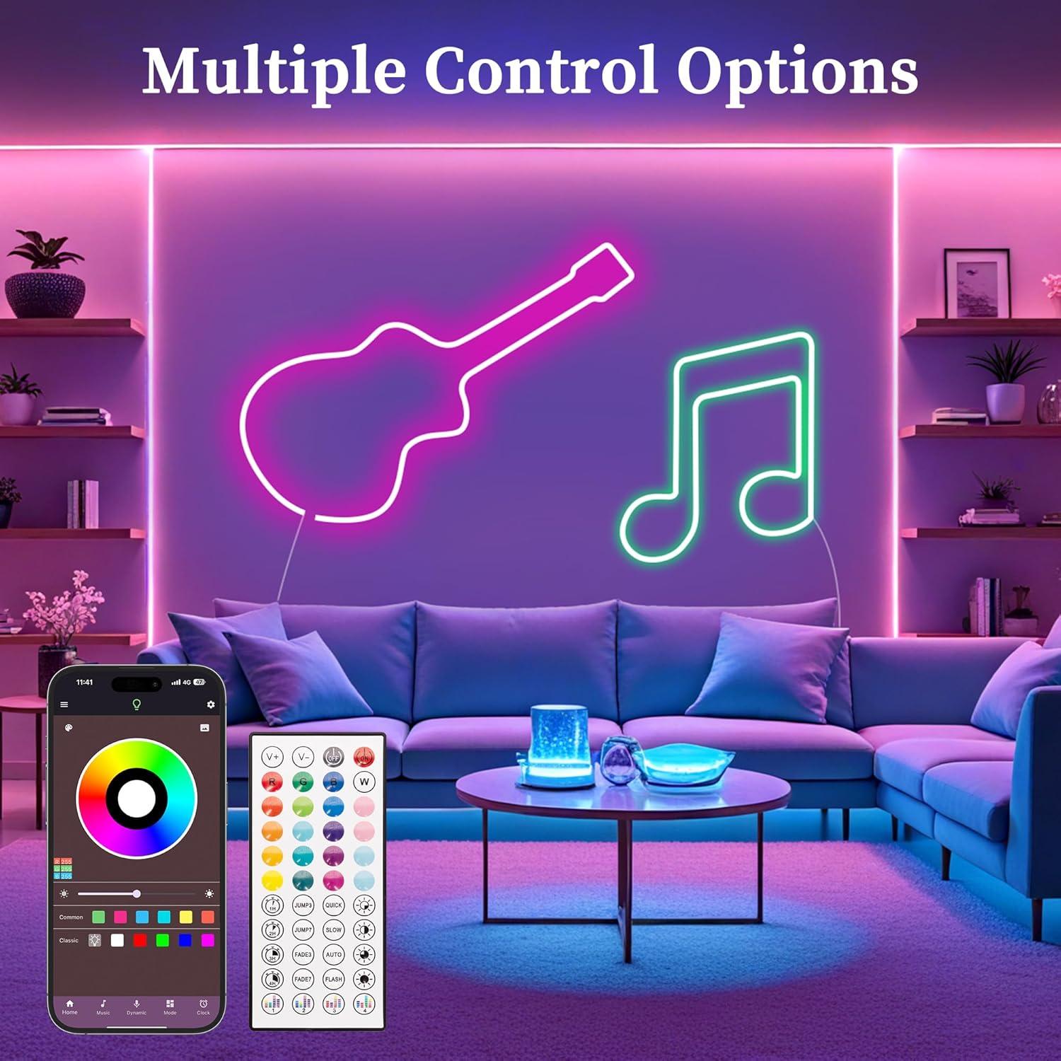 Tira de Luces LED Neón 10m LINK DREAM RGB Control Remoto