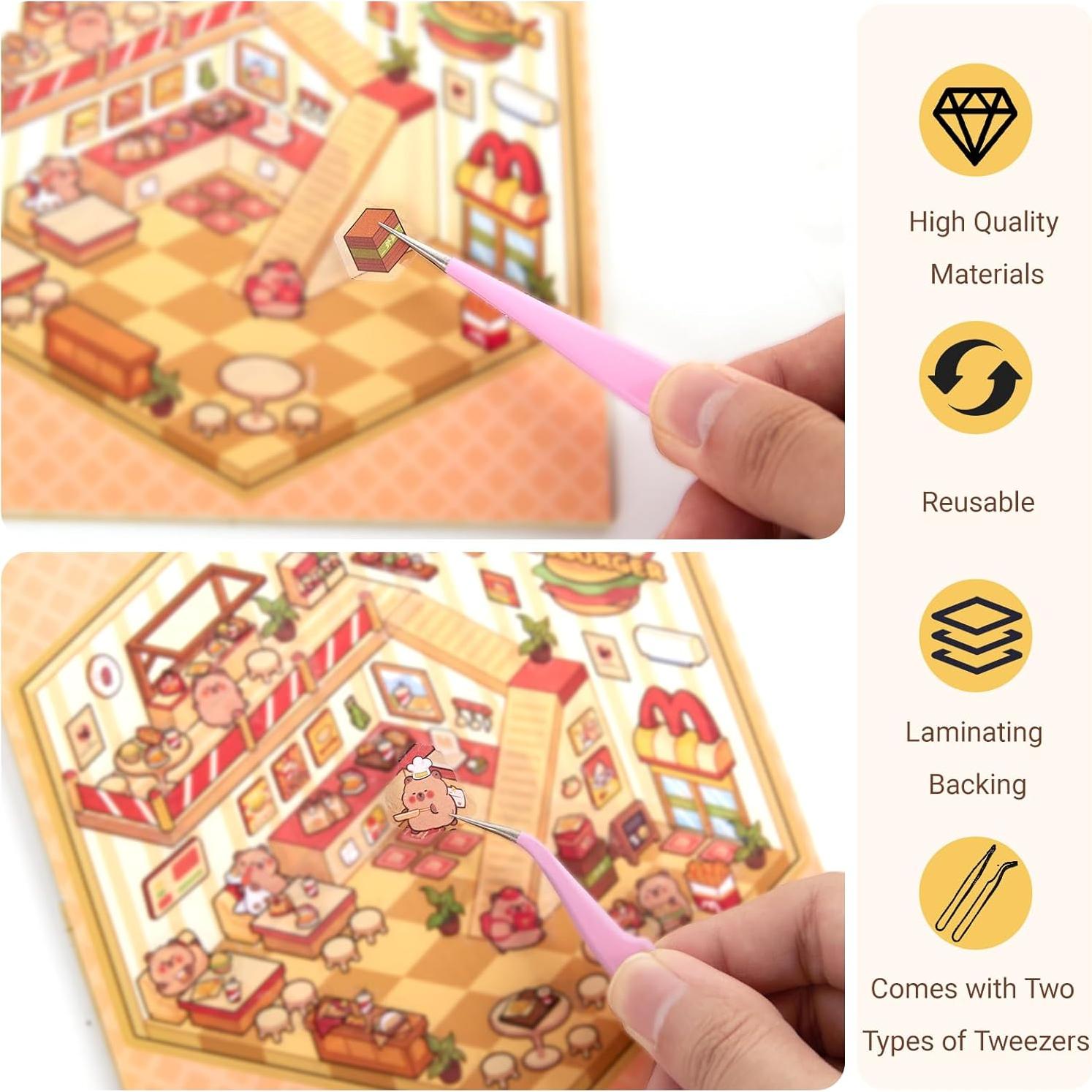 Conjunto de 20 Pegatinas 3D DIY Krttwwx para Niños y Adultos