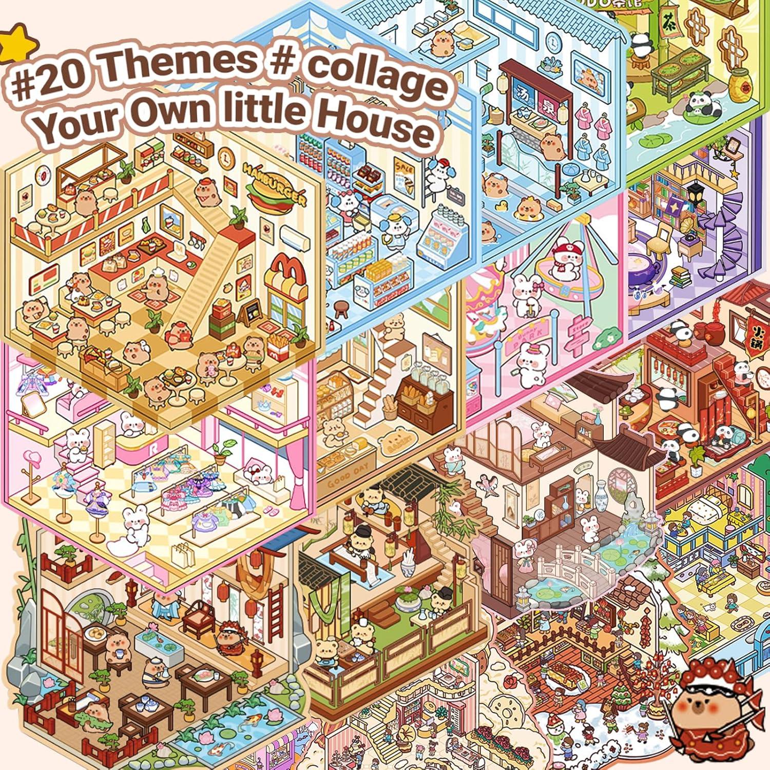 Conjunto de 20 Pegatinas 3D DIY Krttwwx para Niños y Adultos