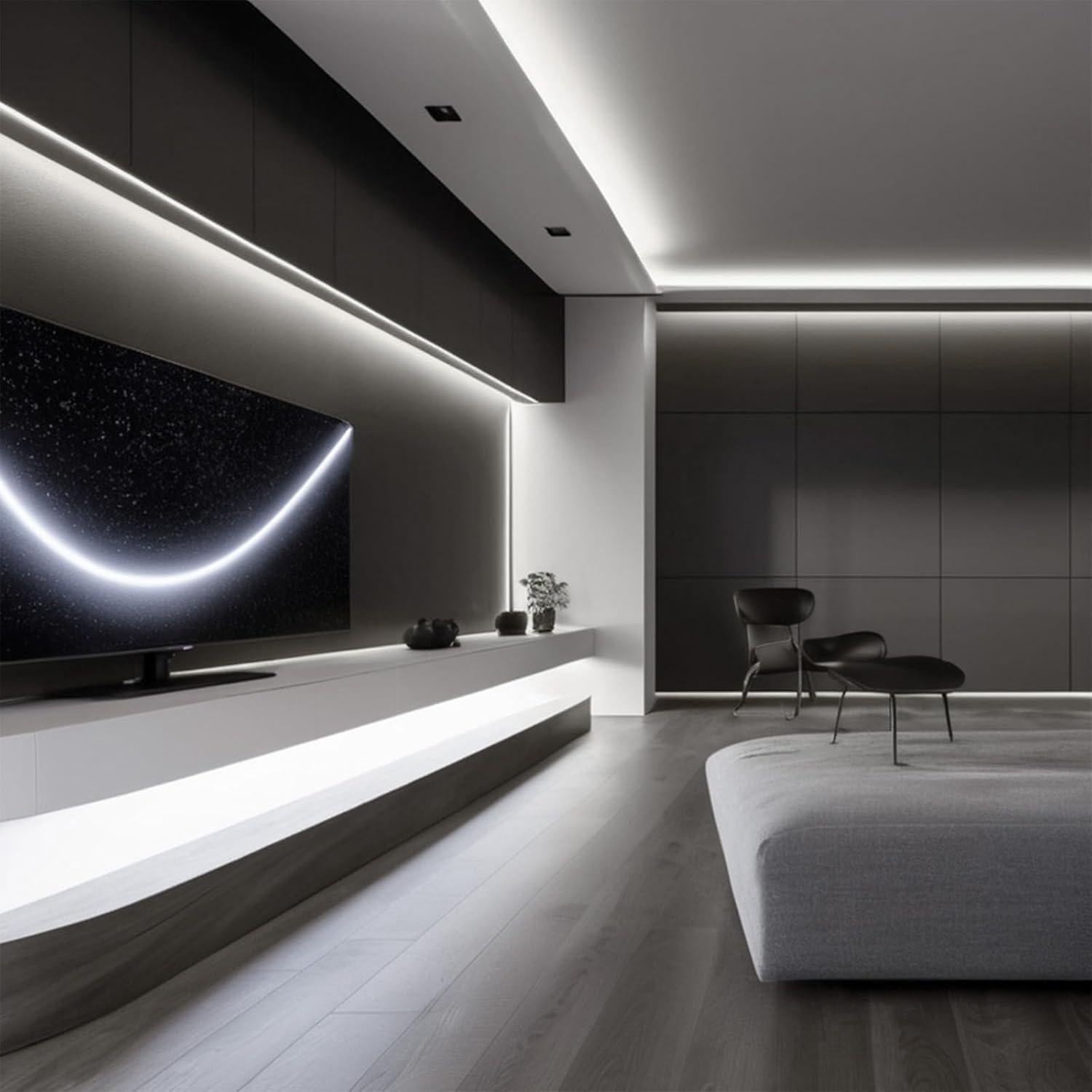 Tira de Luz Neón LED Blanca 1m LFKJ con Control Táctil