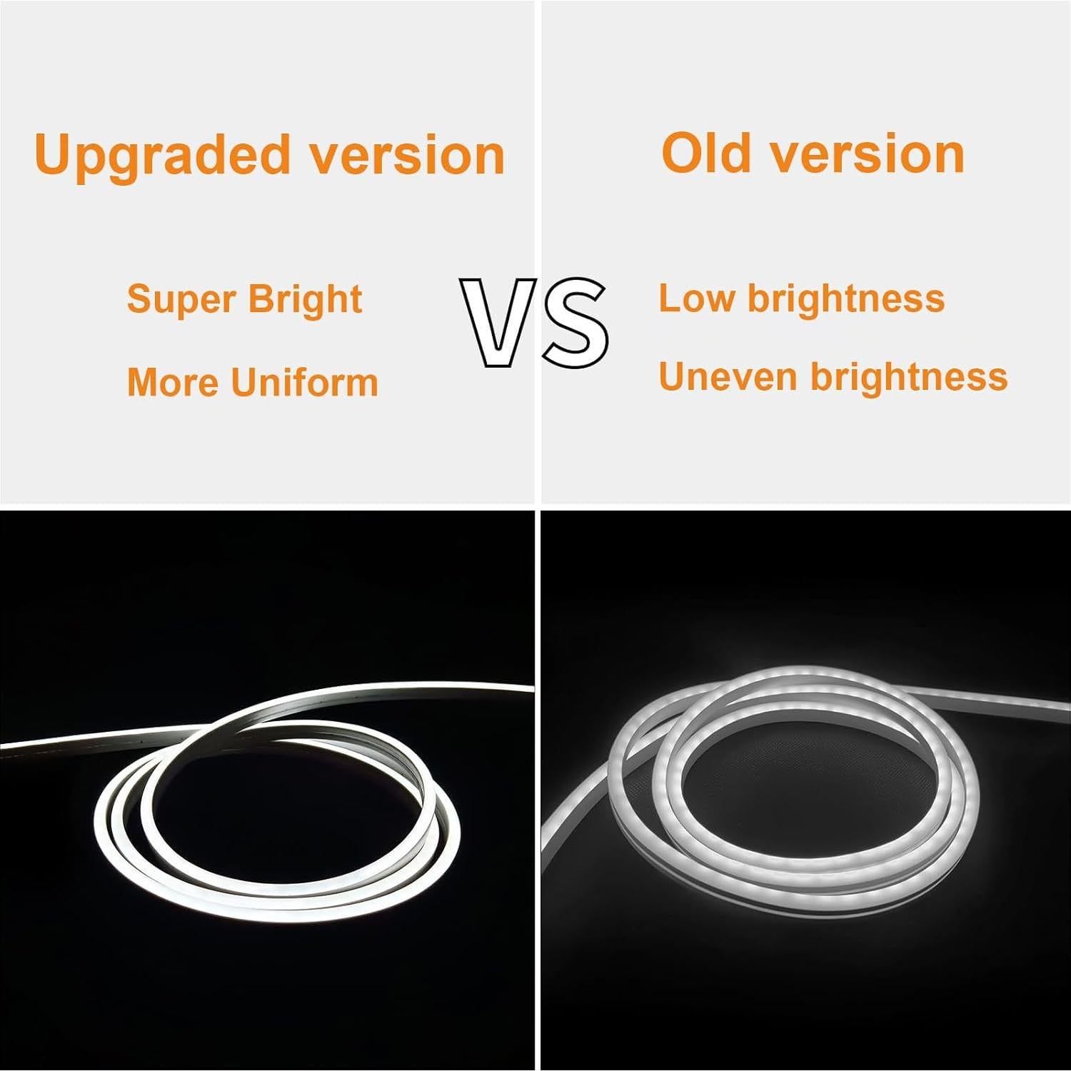 Tira de Luz Neón LED Blanca 1m LFKJ con Control Táctil