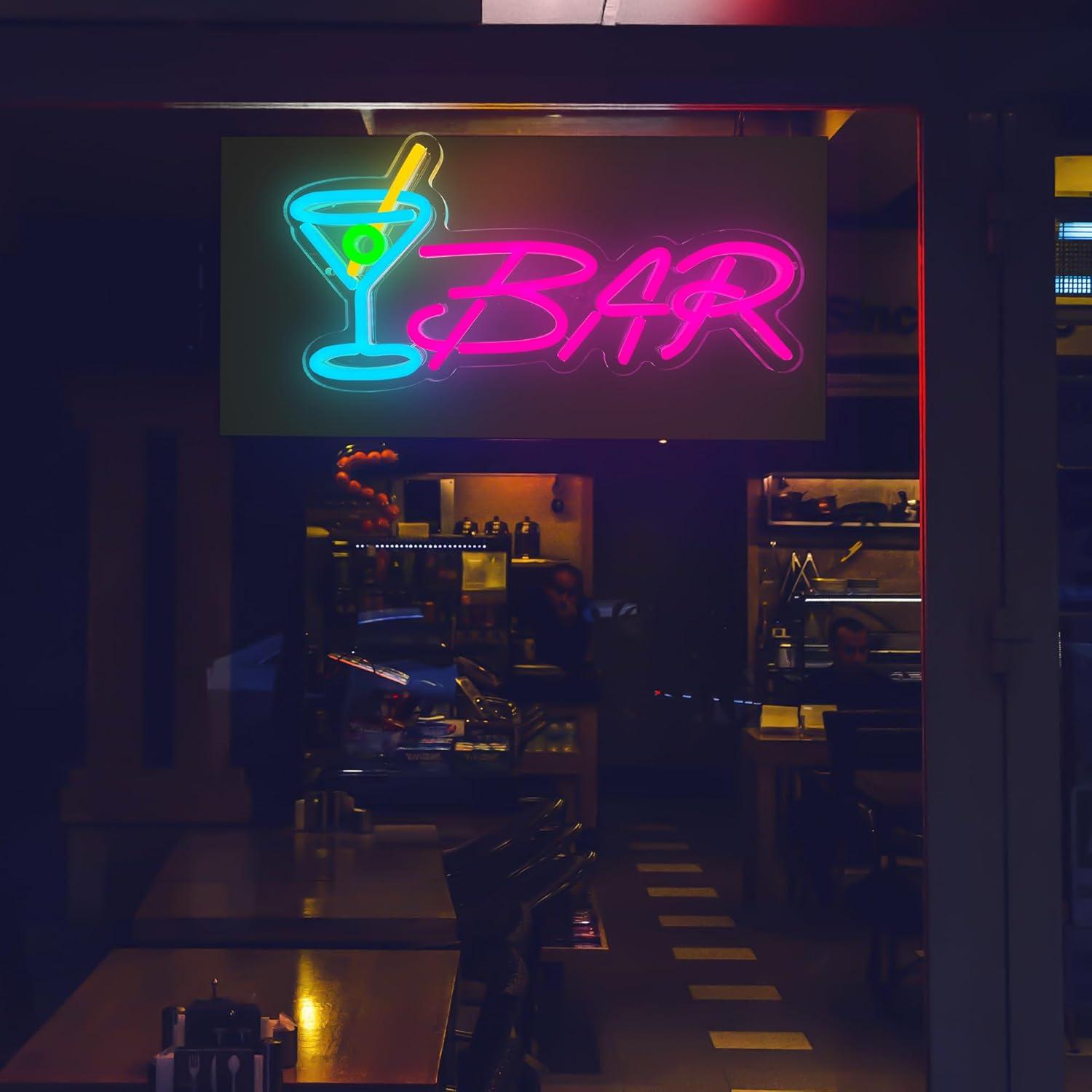 Luz de Neón LED Cnstill para Bar 40x23 cm Decoración