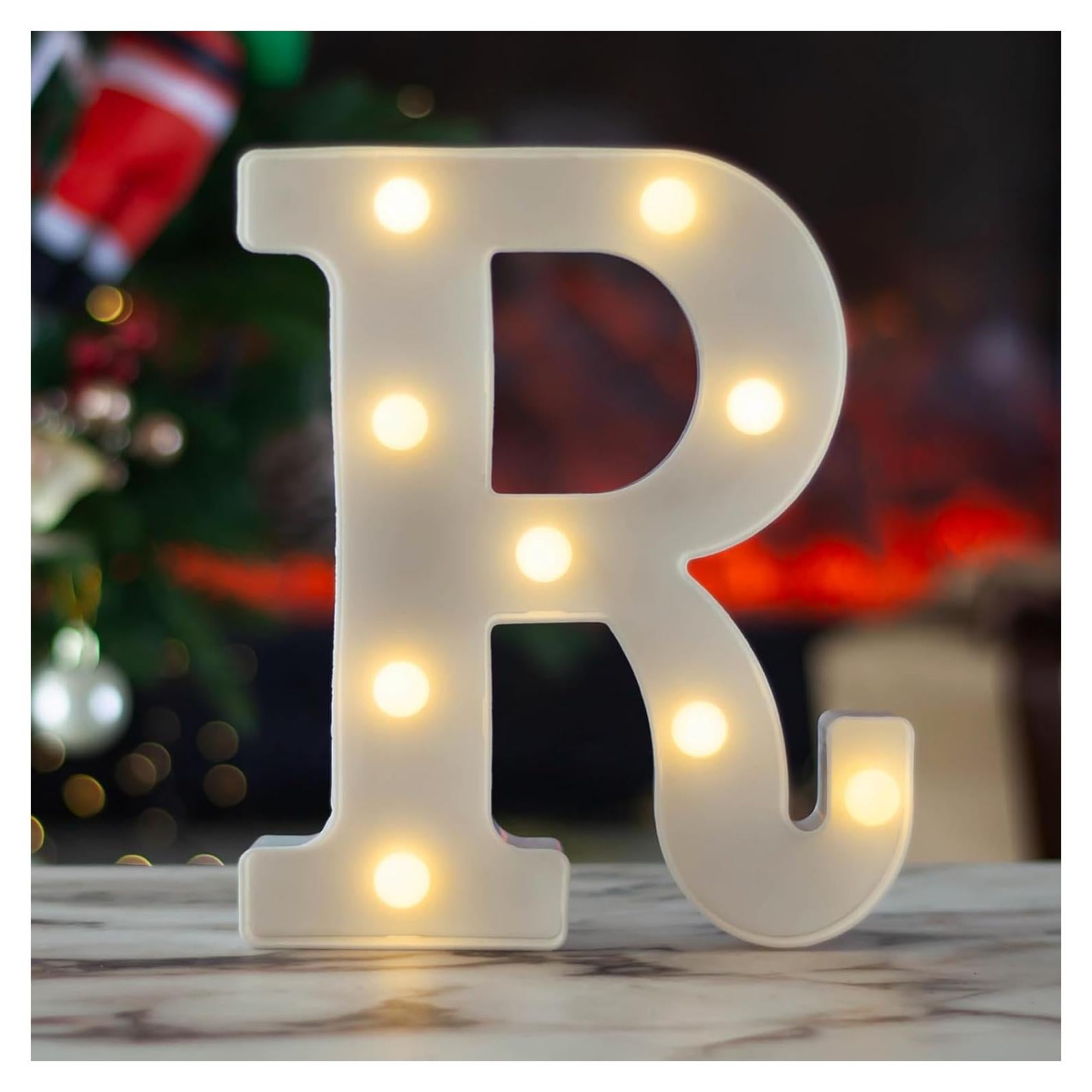 Letras LED Blancas SKYPHAROS 22.5 cm para Decoración