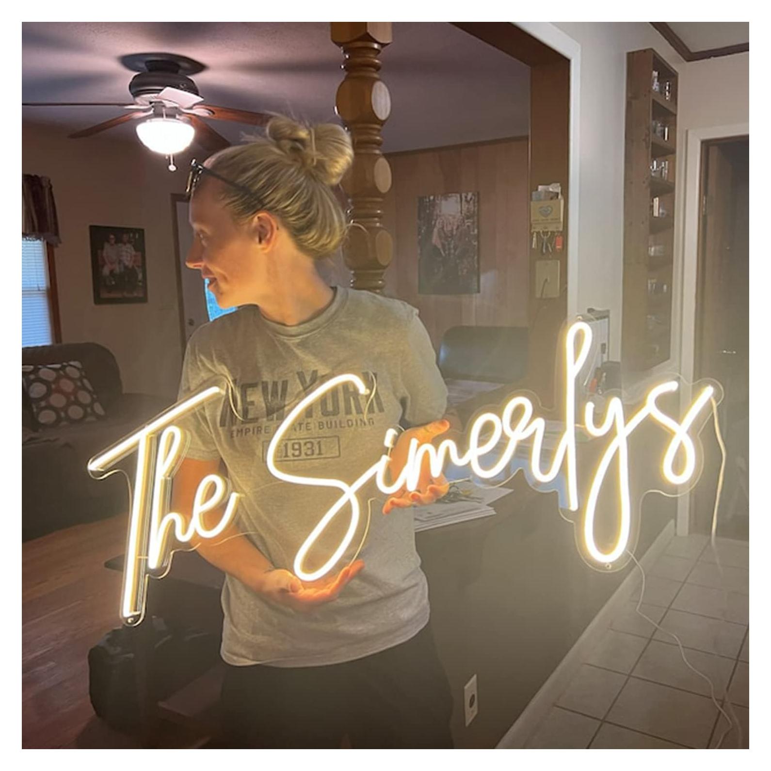 Cartel de Neón Personalizado LED WNAKSEN 45-152 cm