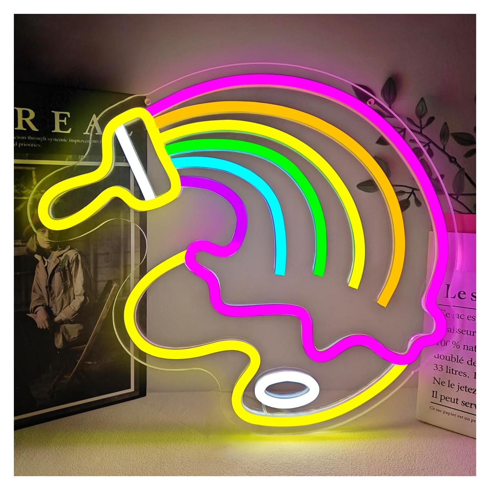 Luz de Neón LED Dimmable Jeanchrl para Decoración de Aula