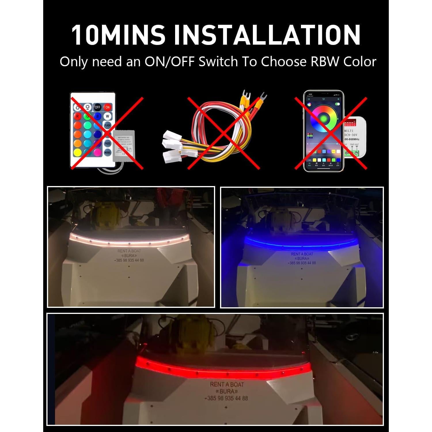 Luz LED Flexible 12V ClusWink 1.8m IP67 Cortable RGB