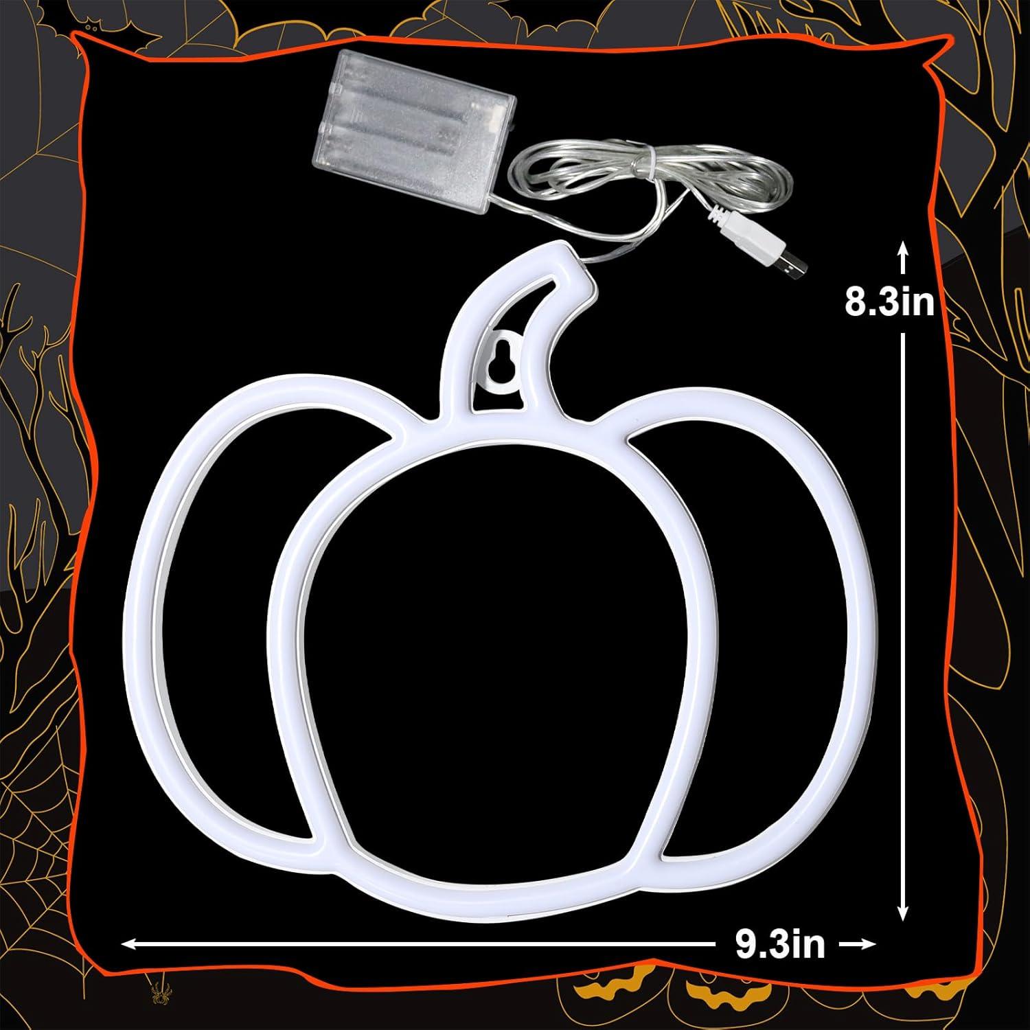 Luz de Calabaza LED YAOZHOU para Halloween y Otoño 21x24cm