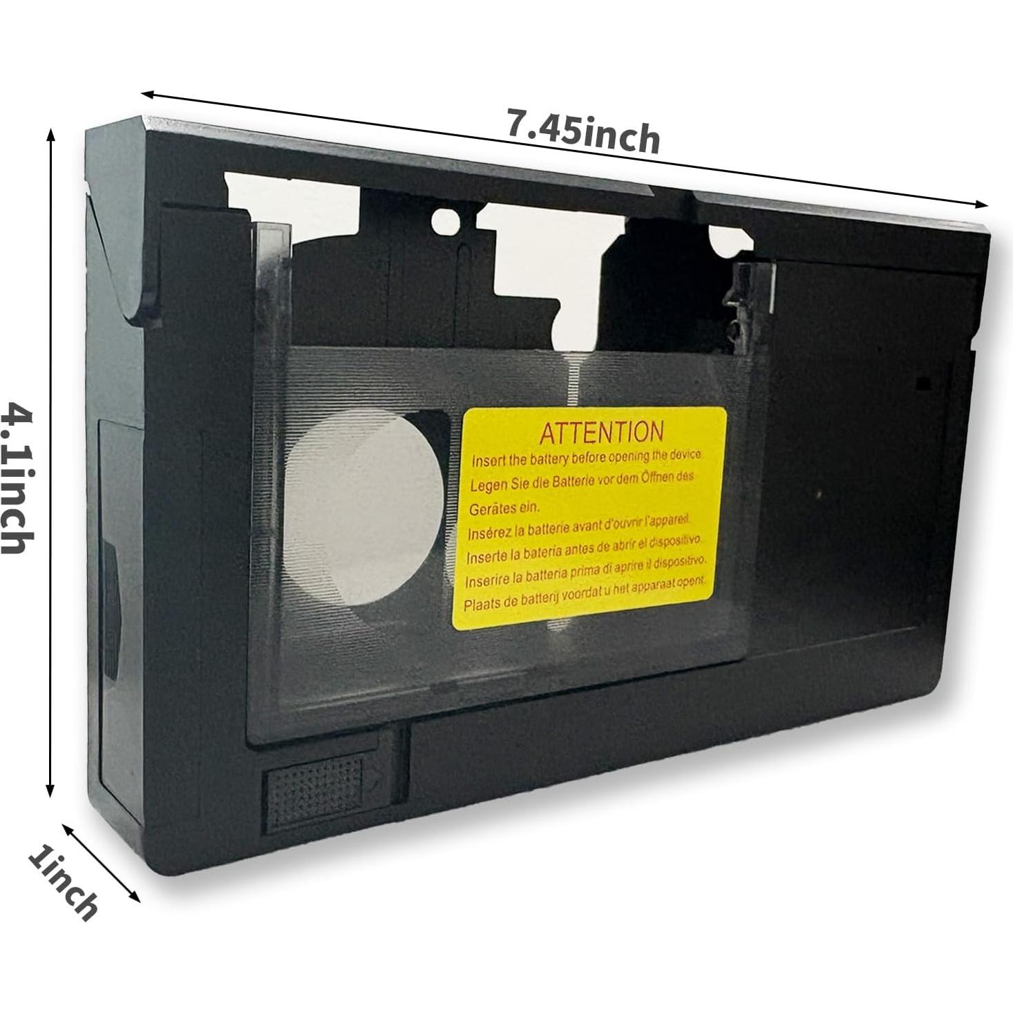 Adaptador VHS-C a VHS motorizado - Compatible con VCR