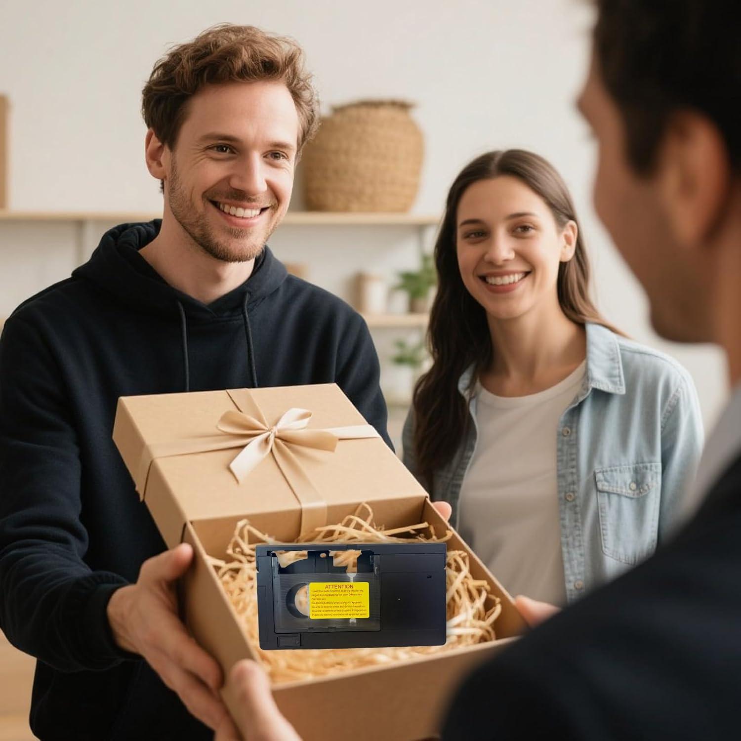 Adaptador VHS-C a VHS motorizado - Compatible con VCR