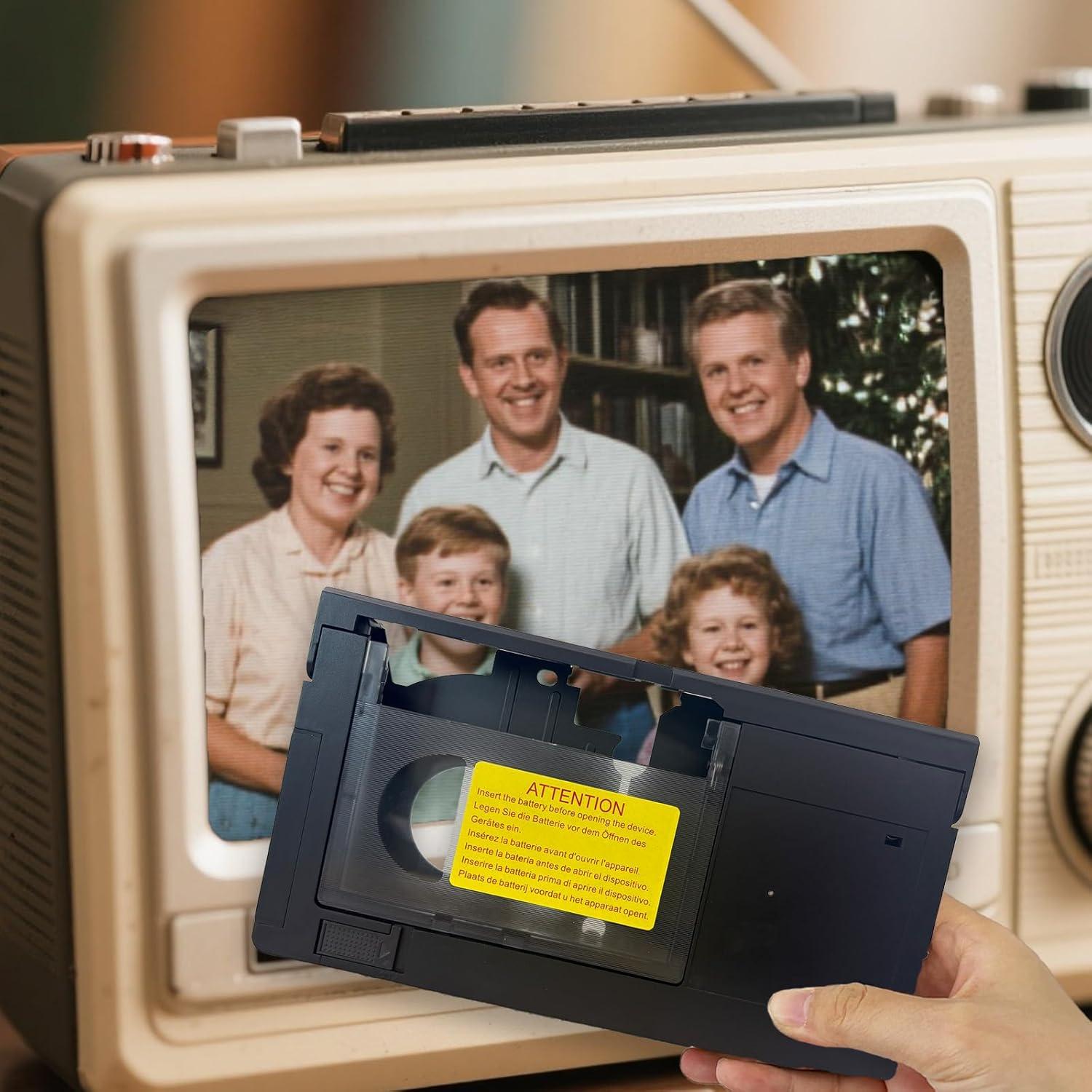 Adaptador VHS-C a VHS motorizado - Compatible con VCR