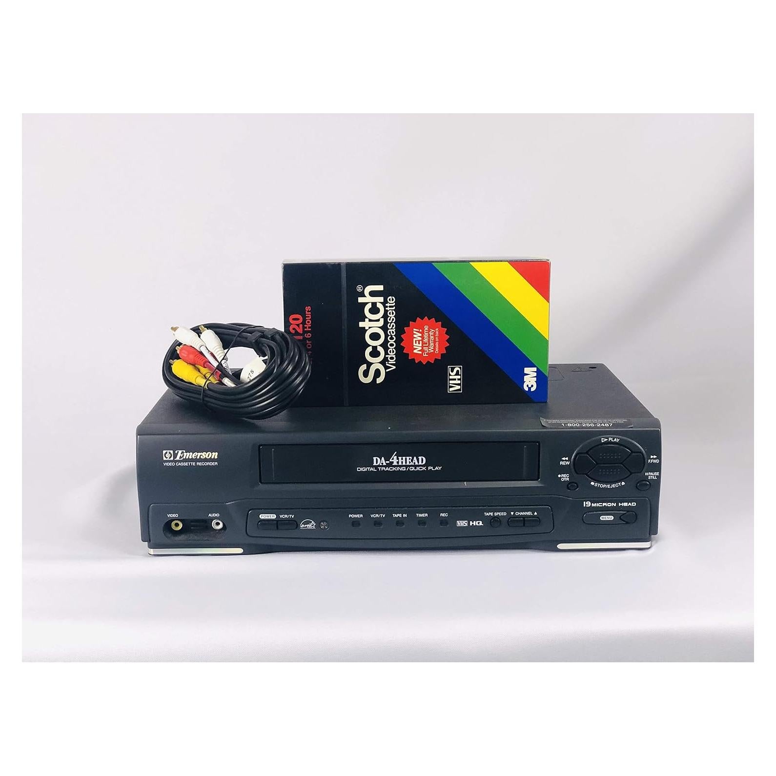 Grabadora de Video Cassette Emerson EWV401B 4 Cabezas