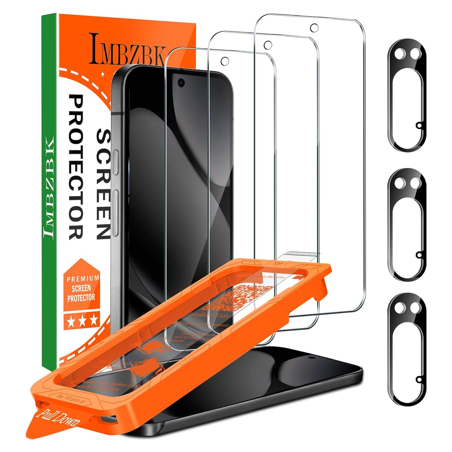 Paquete de 3 Protectores de Pantalla IMBZBK para Google Pixel 10 Pro XL