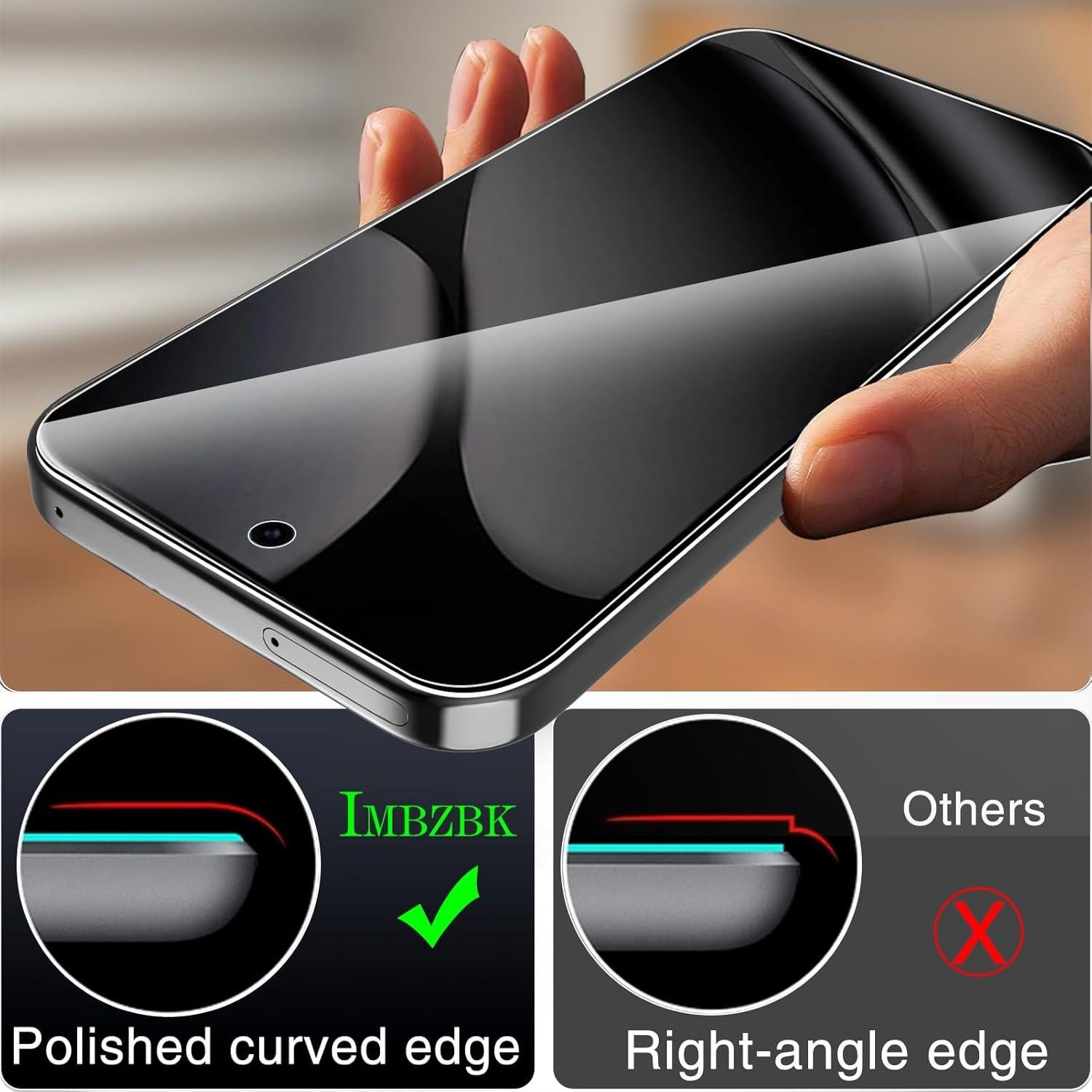 Paquete de 3 Protectores de Pantalla IMBZBK para Google Pixel 10 Pro XL